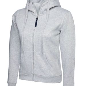 Womens Hooded Sweatshirt Zip Up Hoodie – LADIES PLAIN FITTED CASUAL HOODY TOPS