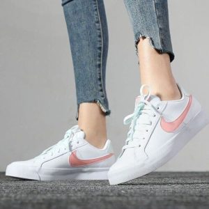 Nike Women’s Court Royale AC White Bleached Coral Shoes Trainers