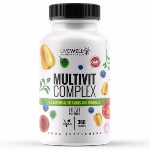 Multi Vitamins and Minerals for Men & Women With Iron | UK Made | Vegan