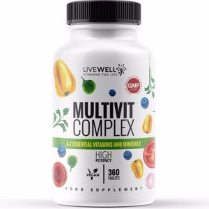 Multi Vitamins and Minerals for Men & Women With Iron | UK Made | Vegan
