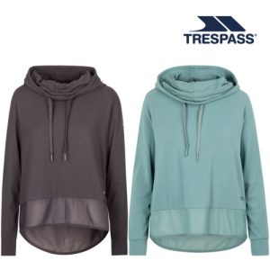 Trespass Womens Long Sleeve Hooded Top Female Active Gym Immy