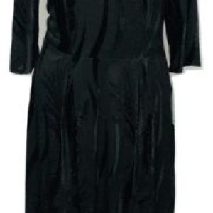 New Womens Black Dress Velvet Design Ideal For  Church Events Parties Funeral