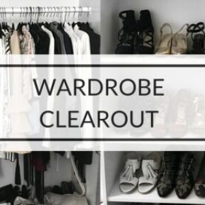 Womens clothing wardrobe clear out