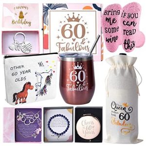 60th Birthday Gifts for Women, 9 Unique Funny Happy Gifts for Women,