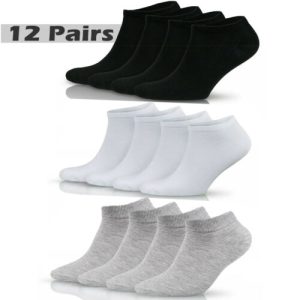 Mens Womens Trainer Liner Ankle Socks Invisible Cotton Low Cut Sports Socks lot