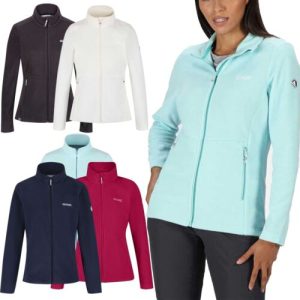 Women Ladies Regatta Full Zip Up Anti Pill Fleece Jacket Polar Top Jumper New