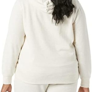 Amazon Essentials Women’s French Terry Fleece Full-Zip Hoodie (Available in Plus Size)