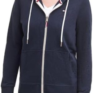 Tommy Hilfiger Women’s Contrast Zip Hoodie