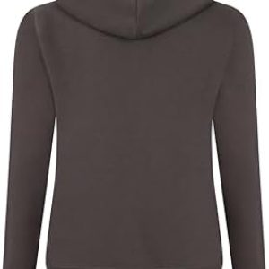 Blu Apparel Womens Zip Hoodies Extra Warm women’s Zipped Hoodie Ladies Plain Hoodie Winter Warm Fleece Lined Zip Up Jacket Sweatshirt ActivewearJumper for Women