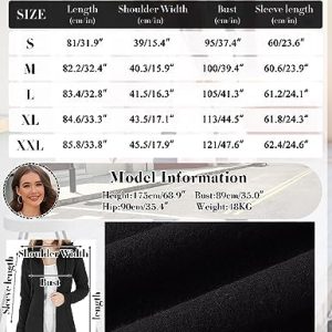 Tuopuda Womens Long Hoodies Zip Up Plain Hoodie Long Sleeves Ladies Fleece Longline Hoodie Sweatshirts Casual Loose Hooded Coat Zipper Plus Size Tops Pullover Jacket with Pockets