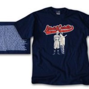 Abbott & Costello T-shirt Who’s on First Navy Blue Tee Shirt
