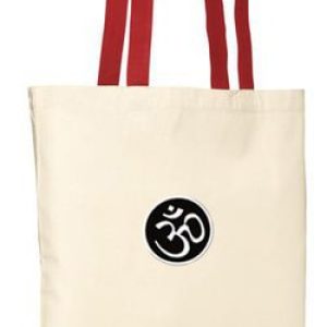 AUM PATCH Yoga Tote Bag Sanskrit Symbol Essential Budget Sack