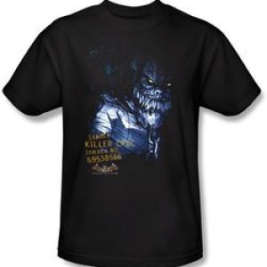 Batman T-Shirt – Arkham Killer Croc Adult Black