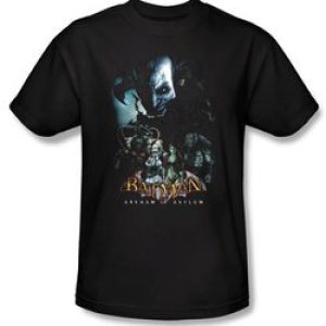 Batman T-Shirt – Five Against One Adult Black