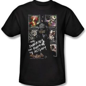 Batman T-Shirt – Running The Asylum Adult Black
