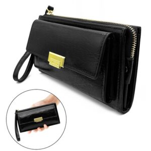 Women Ladies Wallet Leather Phone Card Holder Case Long Purse Clutch Bag Handbag