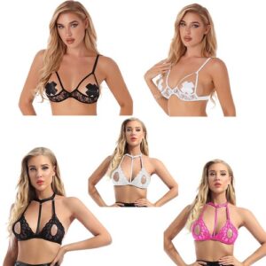 Miss Bandeau Bralettes for Women Plus Size Seamless Lace Tube