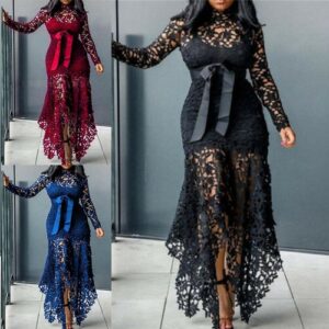 Dresses Dress Lace Maxi Size Bodycon Womens Party Plus Ladies Prom Evening