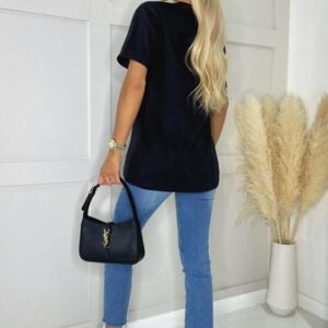 Ladies Women’s  Slogan Oversized Summer Short Sleeve T-Shirt Tee Top New UK 8-16