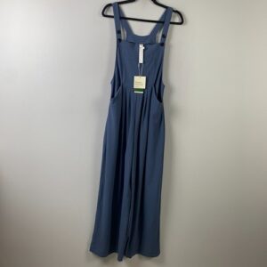 Halara Strap Button Multiple Pockets Plicated Waffle Casual Jogger Overalls