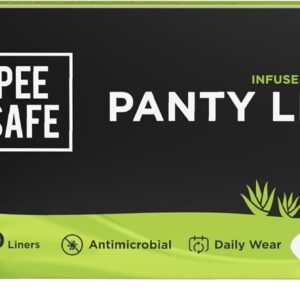PEESAFE Aloe-Vera Infused Extra Long Panty Liners for Women Fresh Fragrance(5…