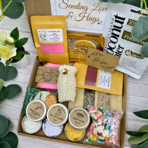 Ladies Letterbox pamper gift set SPA GIFT BOX self care for women Relaxation kit