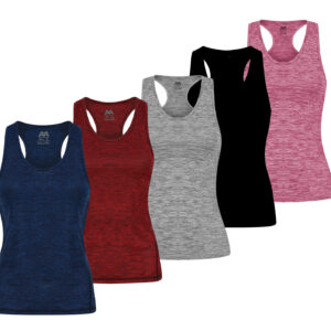 Ladies Gym Vest Womens Activewear Sports Sleeveless Fitness Breathable Tank Top
