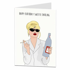 Funny Birthday Card For Women Female Best Friend Sweetie Darling 40th 50th