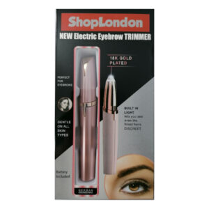 Women’s Flawless Facial Hair Remover Electric Eyebrow Trimmer Epilator Rose Gold