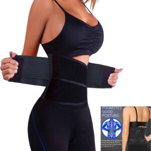 Women Waist Trainer Cincher Trimmer Sweat Belt Shapewear Gym Fitness Body Shaper