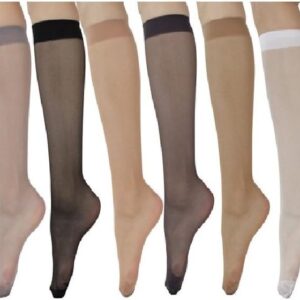 Sheer Ankle Knee Trousers Pop Socks Work Everyday Comfy Band Multipack
