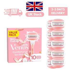 Gillette Venus Comfort glide Spa Breeze Women’s Razor Blade Refills, Pack of 10