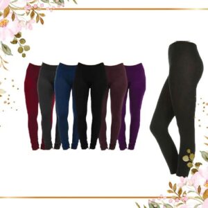 Leggings Tummy Control  Support Thick Thermal Fleece High Waist 20   CM