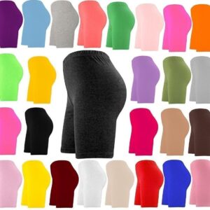 Womens Ladies Cycling Shorts 1/2 Length Over Knee Cotton Leggings Breathable