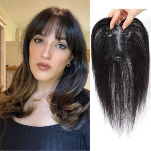 UDU Hair Toppers for Women Thinning Hair Real Human Hair Human Hair Toppers