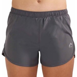More Mile Womens Strive Running Shorts Grey Exercise Sports Training Short