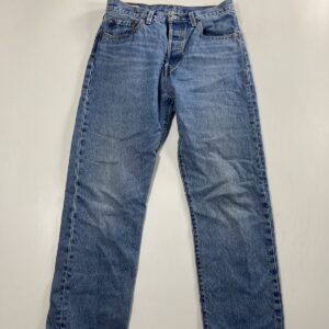 LEVI’S 501 STRAIGHT FIT Jeans – W27 L26 – Blue – Good Condition – Women’s