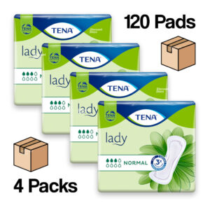 120 Tena Lady NORMAL Incontinence Pads Highly Absorbent Pad for Women 4 x 30