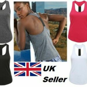Panelled Fitness Ladies Sports Girls Gym Yoga Running Vest TriDri® Top Sizes