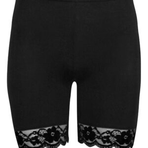 Womens Cycling Shorts Dancing Gym Leggings Active Casual Lace Trim Running Pants