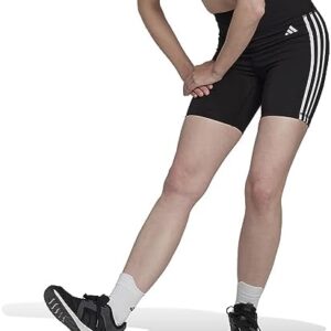 adidas Training Essentials 3-Stripes High-Waisted Short Leggings