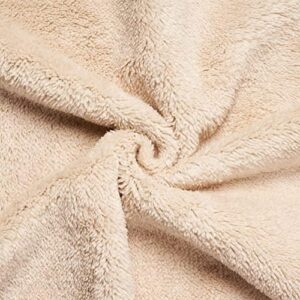 AOTORR Ladies Plain Hoodie Winter Warm Fleece Lined Zip Up Jacket Coat for Women