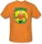 Aquaman T-shirt – DC Comics Superhero Adult Orange Tee