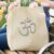 AUM Symbol 100% Organic Cotton Grocery Tote Bag