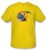 Batman T-Shirt – Batarang Shot Adult Yellow Tee
